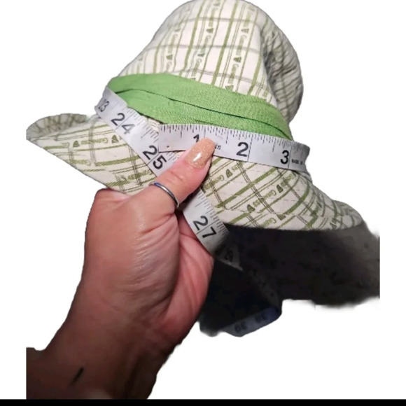 Guinness Unisex Official Merchandise Green Plaid Short Brim Fedora Hat Size M/L - Picture 10 of 11